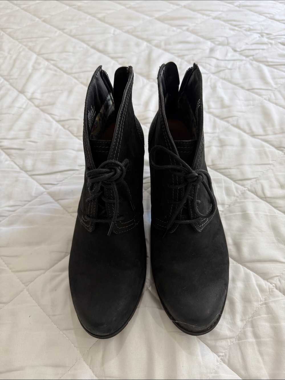 Rockport Black Lace-Up Ankle Boots for Women